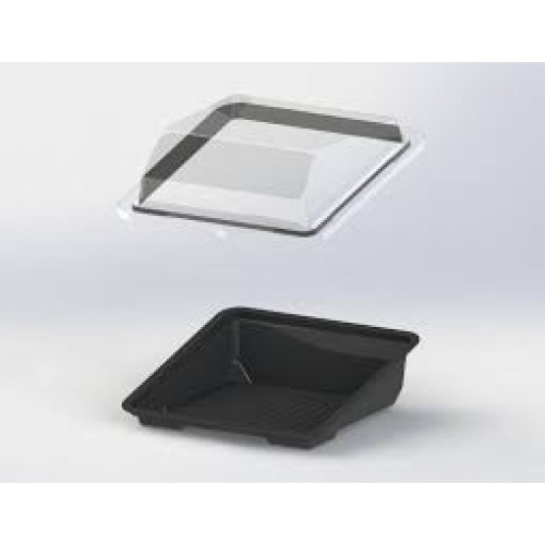 Крышка Кадо-Прим PS 116х114х45 мм КД-303К прозрачный 1500 шт/кор.