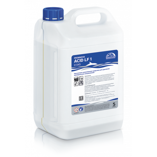 Средство Dolphin Acid LF 1  5 л для удаления мин.загрязнений 1 шт