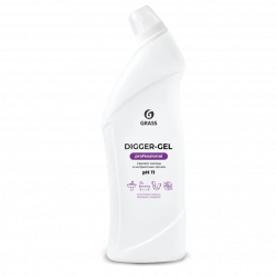 Средство  GraSS 1 л Digger-gel Professional для прочистки труб 1шт/уп