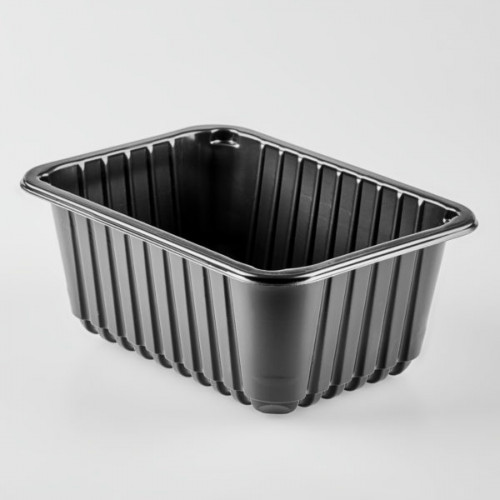 Лоток GP МАР ЕС PP 1400 мл 187х137х83 мм черный 420 шт/уп