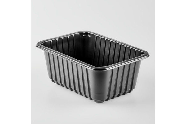 Лоток GP МАР ЕС PP 1400 мл 187х137х83 мм черный 420 шт/уп