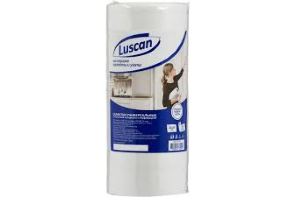 Салфетки универсальные LUSCAN 22х23 см рулон 70 шт