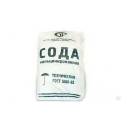 Сода кальцинированная Россия ГОСТ 5100-85,25 кг. мешок