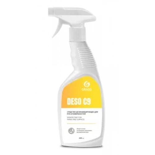 Средство GraSS 600 мл Deso C9  для дезинфекции тригер  8 шт/кор.