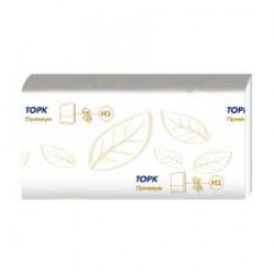 Полотенце листовое Tork Z бумага 213х234мм 2 сл. H2 Xpress белый 21упак/кор