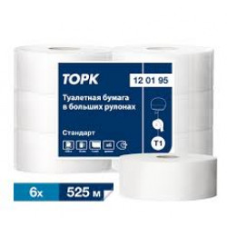 Бумага туалетная рулон Tork целлюлоза 525 м 1 сл. Т1 белый 6 шт/уп.
