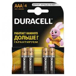Батарейка Duracell AAA BL4 4 шт/уп.
